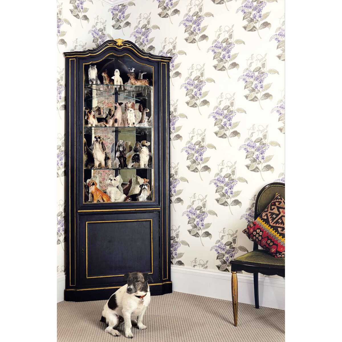 Madras Violet - Violet & Grey - COLE & SON Wallpaper