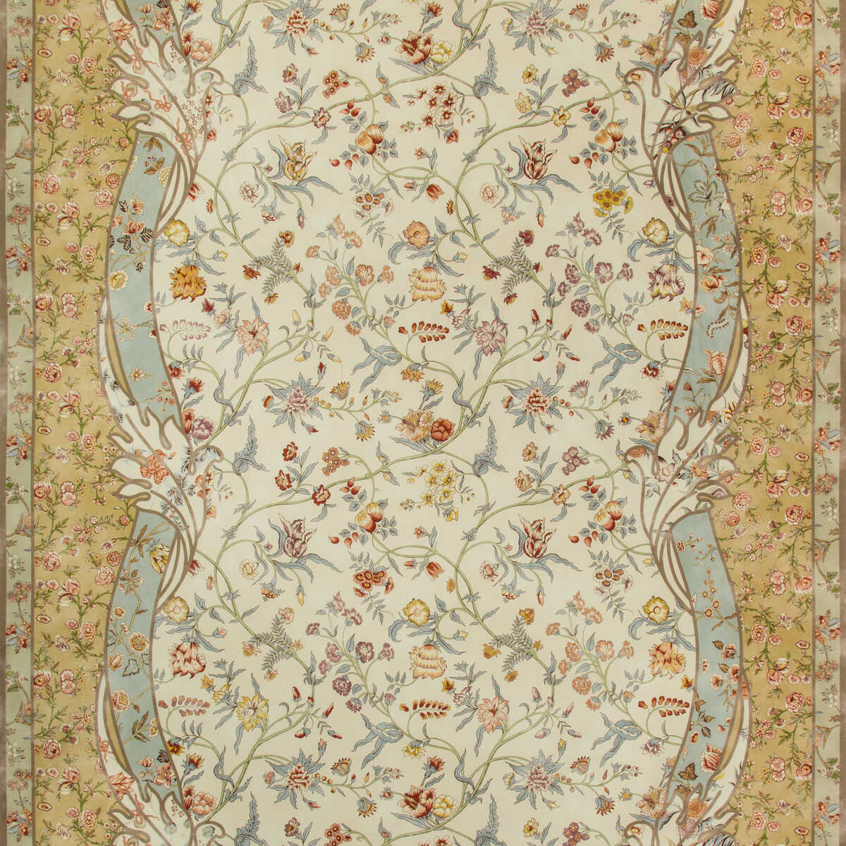 Menars Border Ii - Meadow - BRUNSCHWIG & FILS Tela