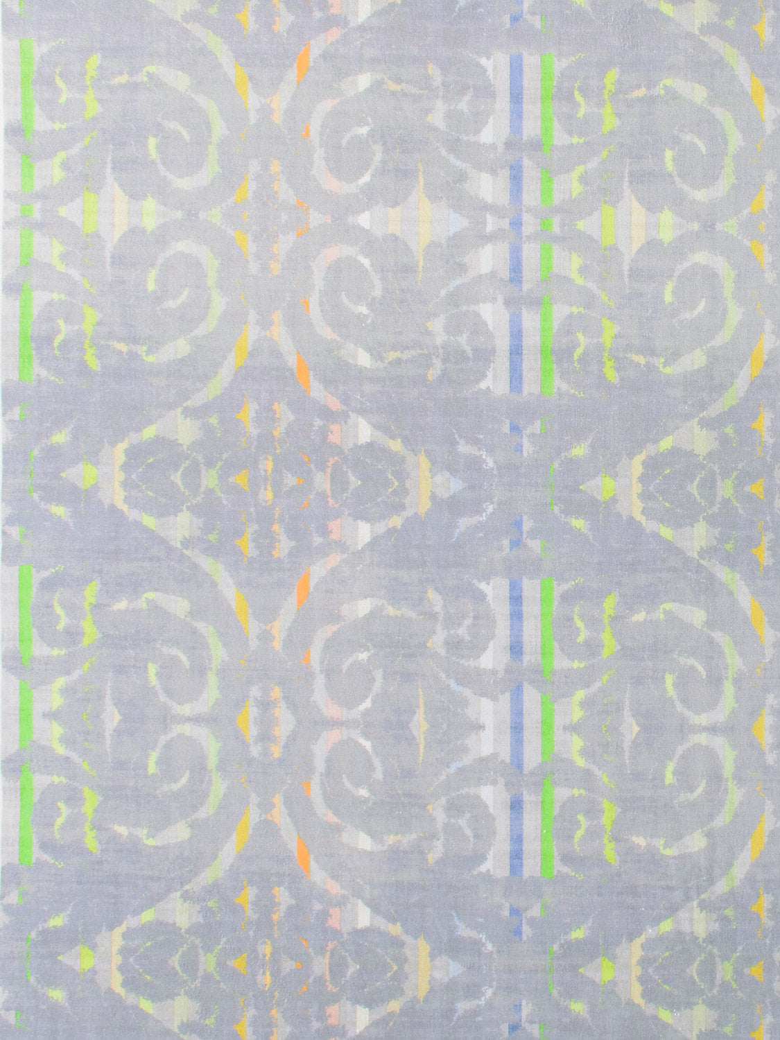 Dapper Printed Velvet - Ice - Scalamandre Fabric