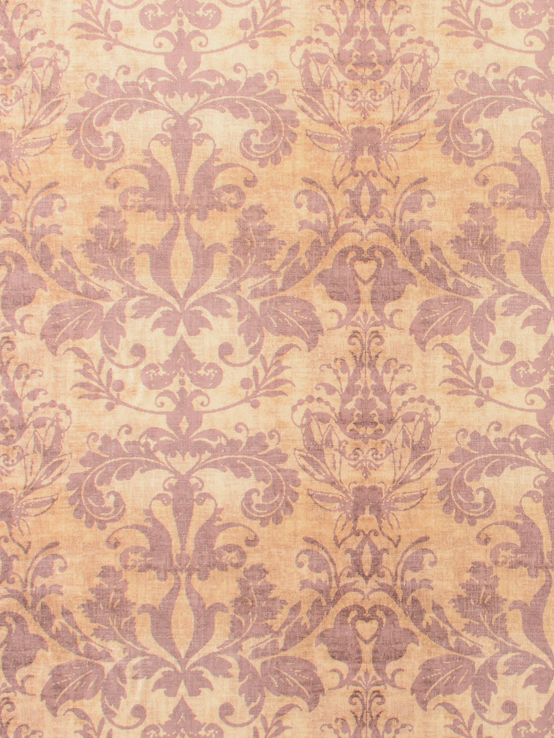 Palace Damask Printed Velvet - Gold