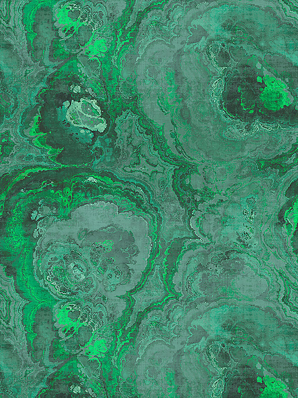 Agate Print - Malachite - Scalamandre Fabric