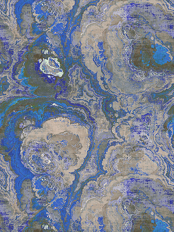 Agate Print - Sodalite - Scalamandre Fabric