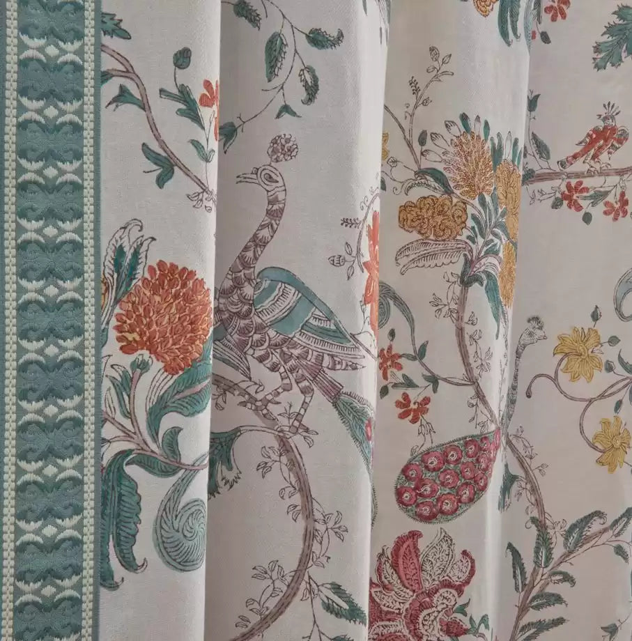 Coral/Sage - Nina Campbell - NCF4400-03 Fabric