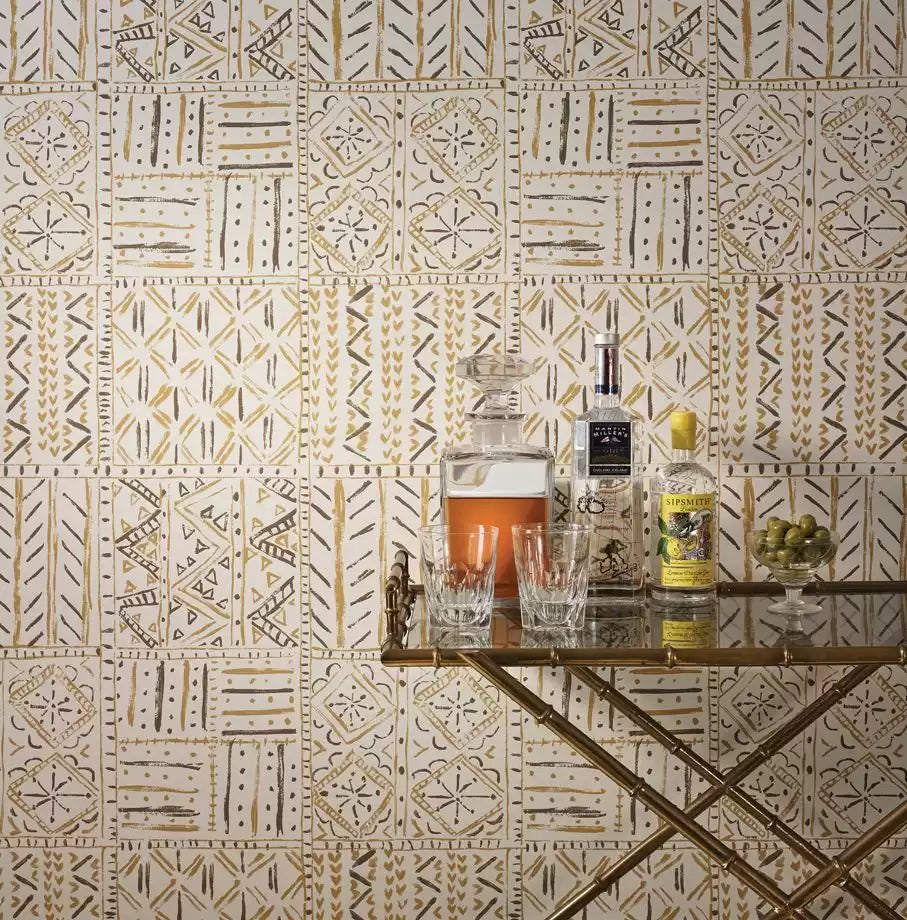 Ashdown Cloisters Green - Nina Campbell - NCW4391-03 Wallcovering