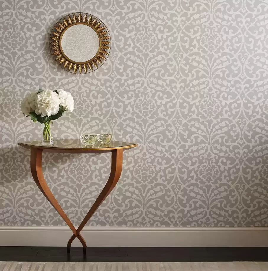 Ashdown Brideshead Aqua - Nina Campbell - NCW4396-03 Wallcovering