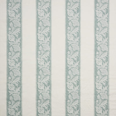 NC Bourton Cerney Stripe Teal - Nina Campbell - NCF4601-05 Fabric