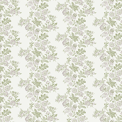 NC Bourton Bibury Lilac/Sage - Nina Campbell - NCF4604-03 Fabric - Nina Campbell Fabric