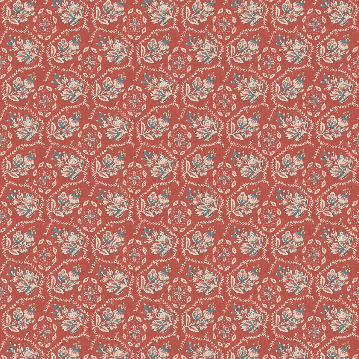 Pagelle Red Nina Campbell Dauphine wallpaper NCW4633-04
