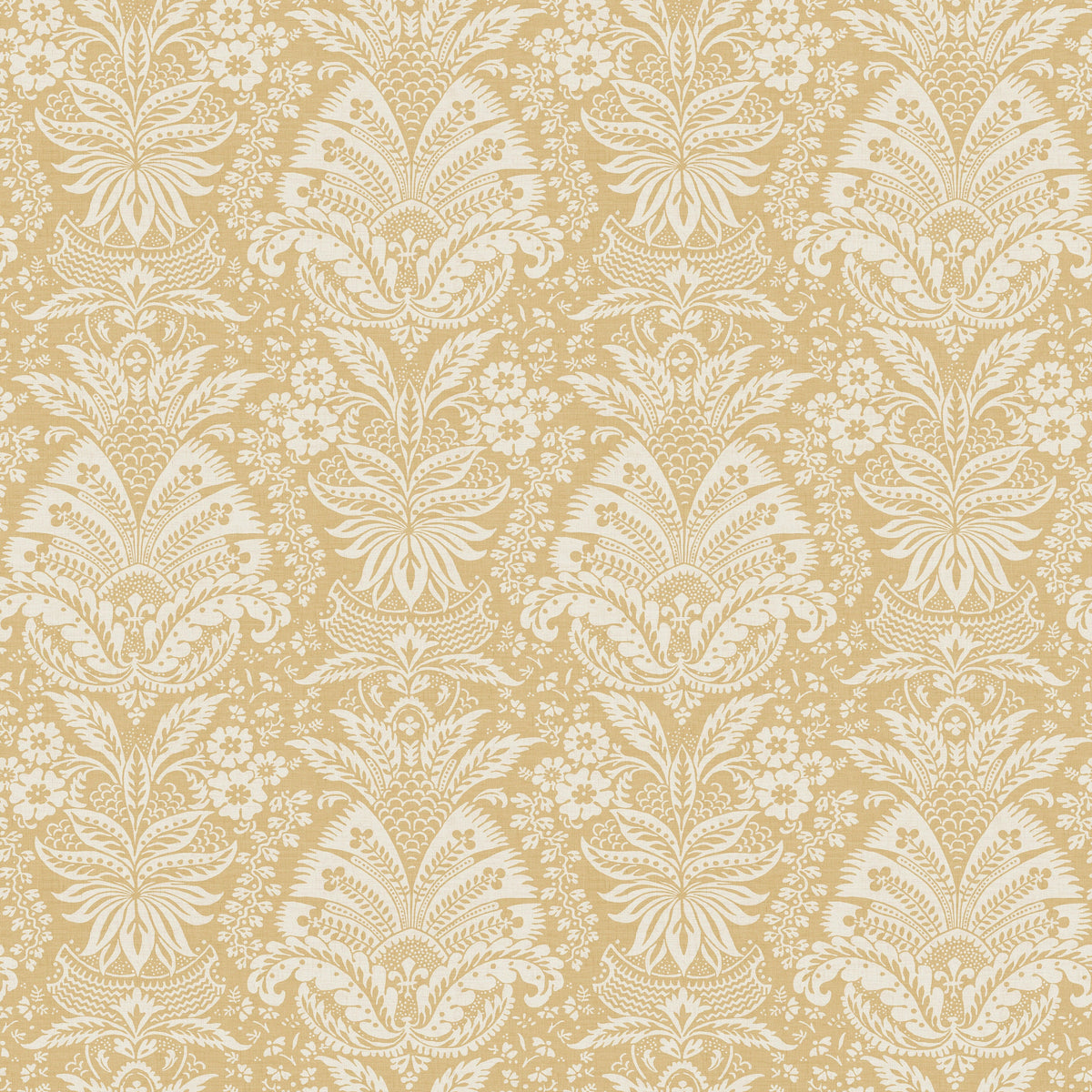 Bourton Damask Linen Nina Campbell Dauphine wallpaper NCW4635-03
