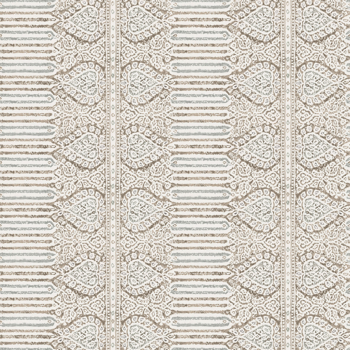 Nicolet Beige/Duck Egg Nina Campbell Dauphine wallpaper NCW4636-02