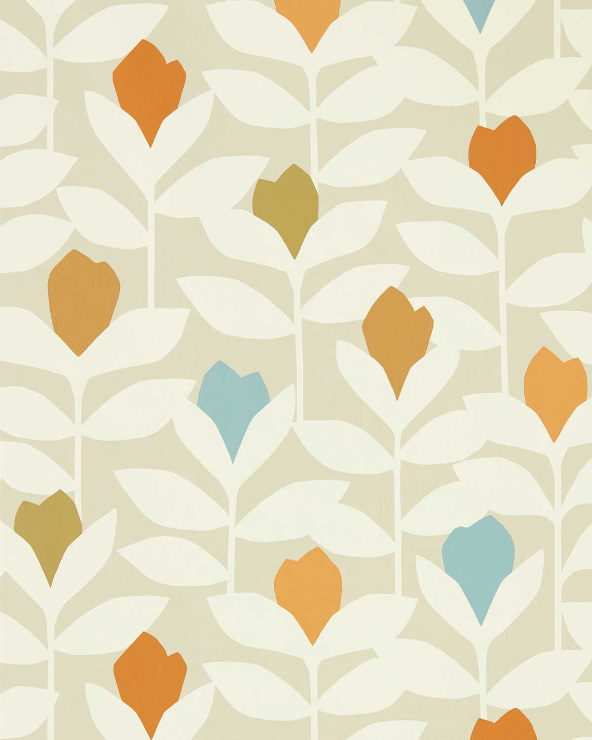 Padukka Wp - Tangerine - SCION Papel pintado
