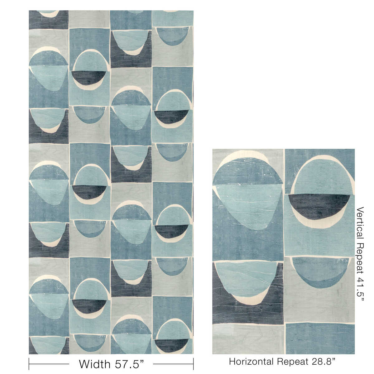 Niko Print - Sky - KRAVET COUTURE Fabric