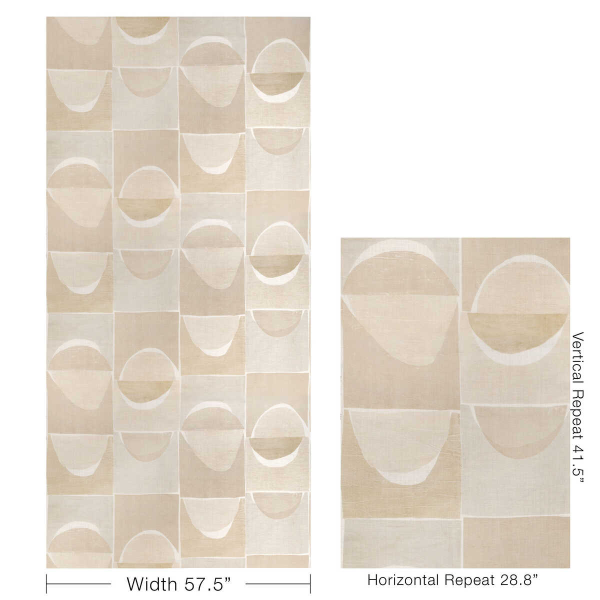 Niko Print - Stone - KRAVET COUTURE Fabric