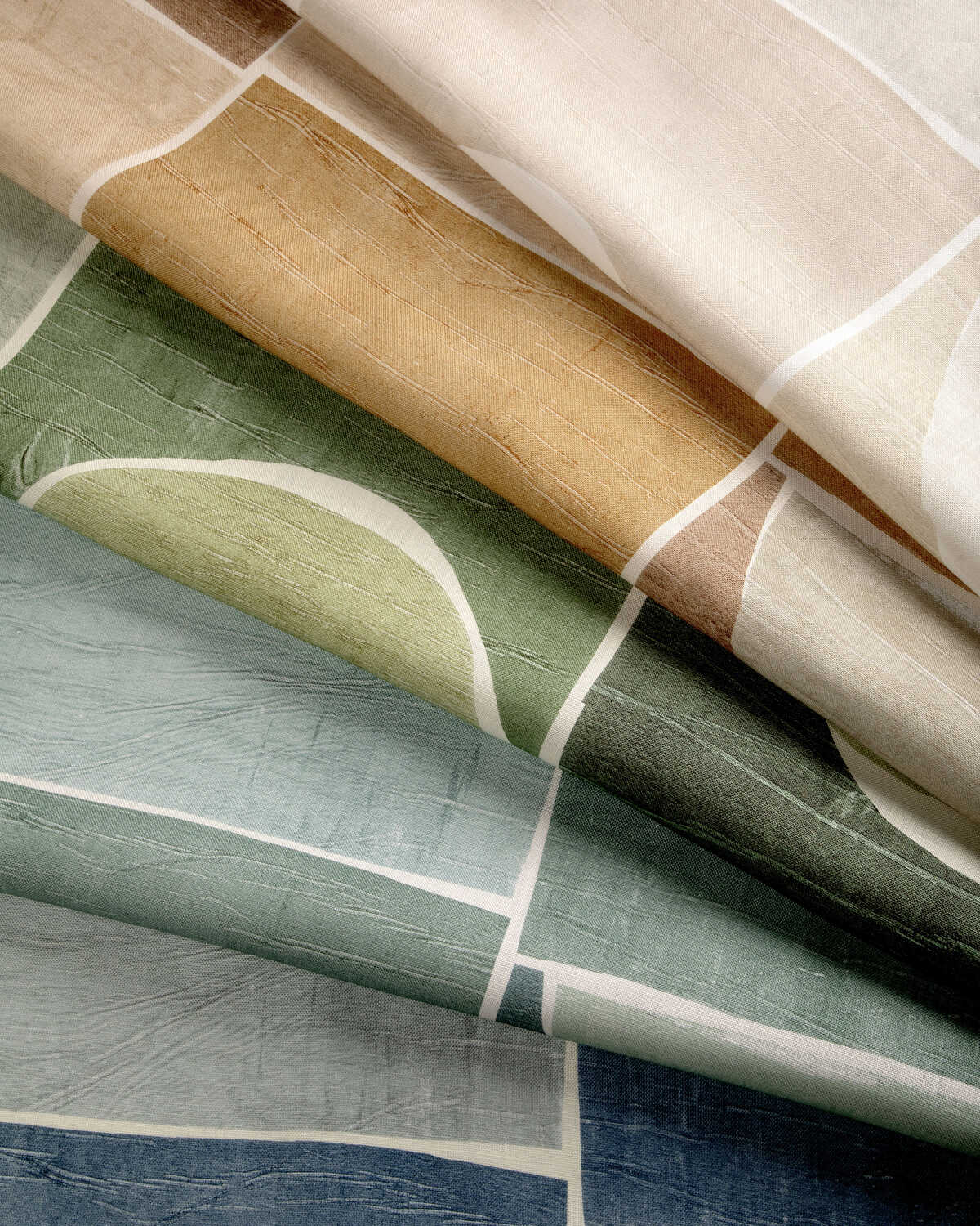 Niko Print - Camel - KRAVET COUTURE Fabric