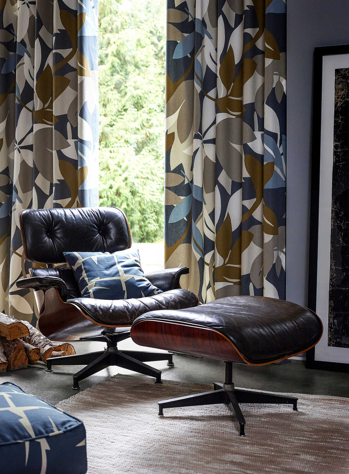 Baja - Cinnamon/Slate/Charcoal - SCION Fabric