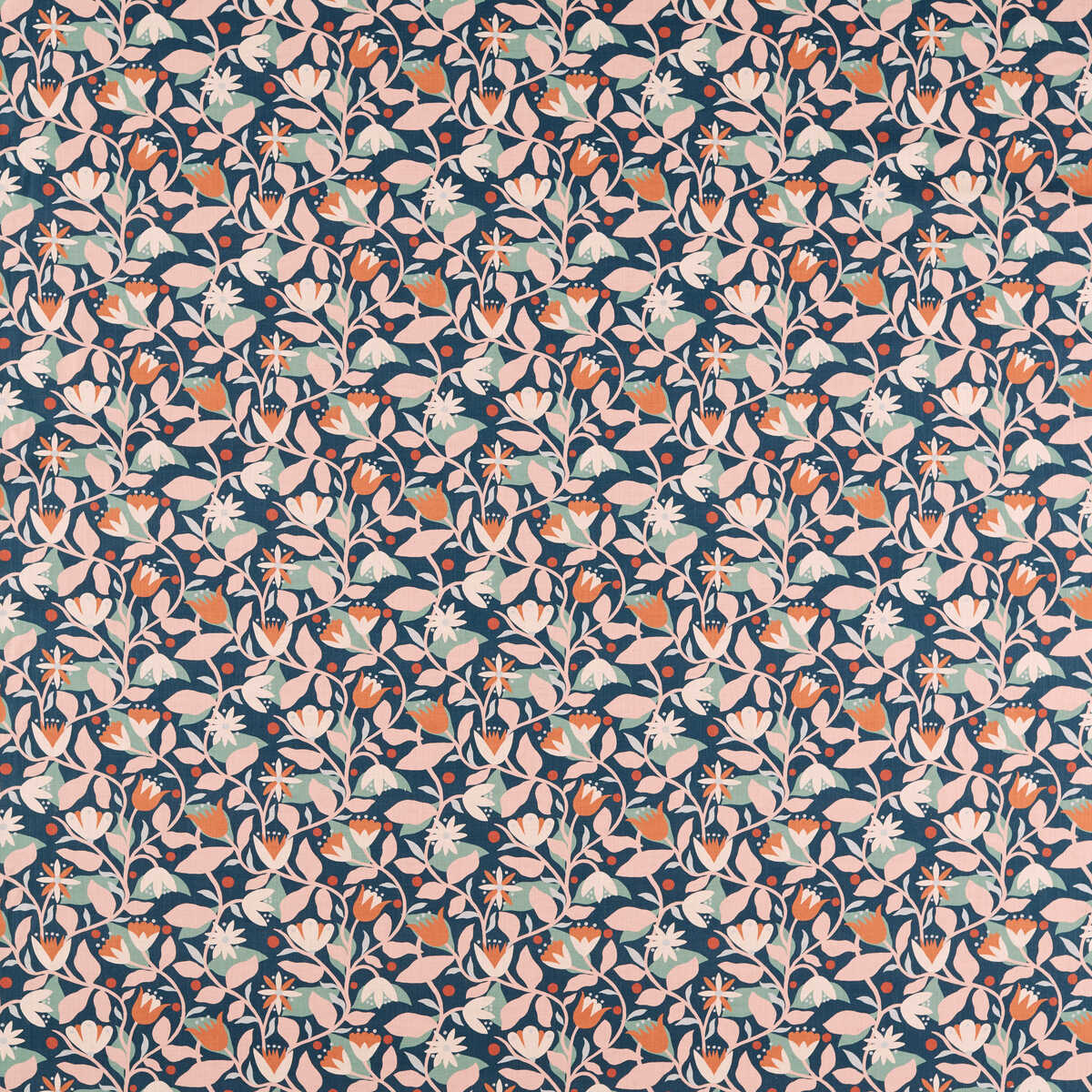 Dancing Daisies - Midnight - SCION Fabric