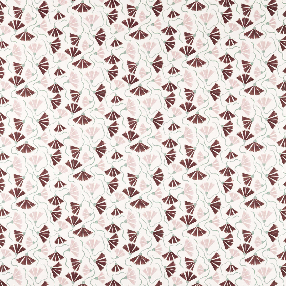 Fringed Poppy - Dusk Pink/Chestnut - SCION Fabric