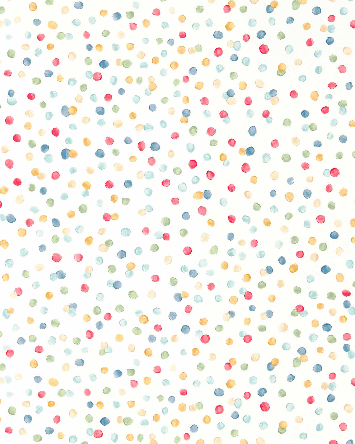 Lots Of Dots - Pistachio/Pimento/Denim - SCION Wallpaper