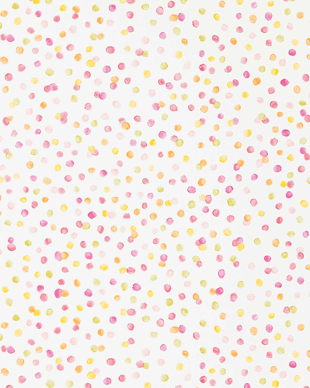 Lots Of Dots - Blancmange/Raspberry/Citrus - SCION Wallpaper
