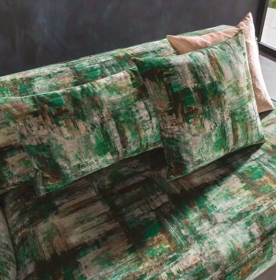 Ariadne Velvets Rosina Emerald - Osborne & Little - F7290-02 -Fabric