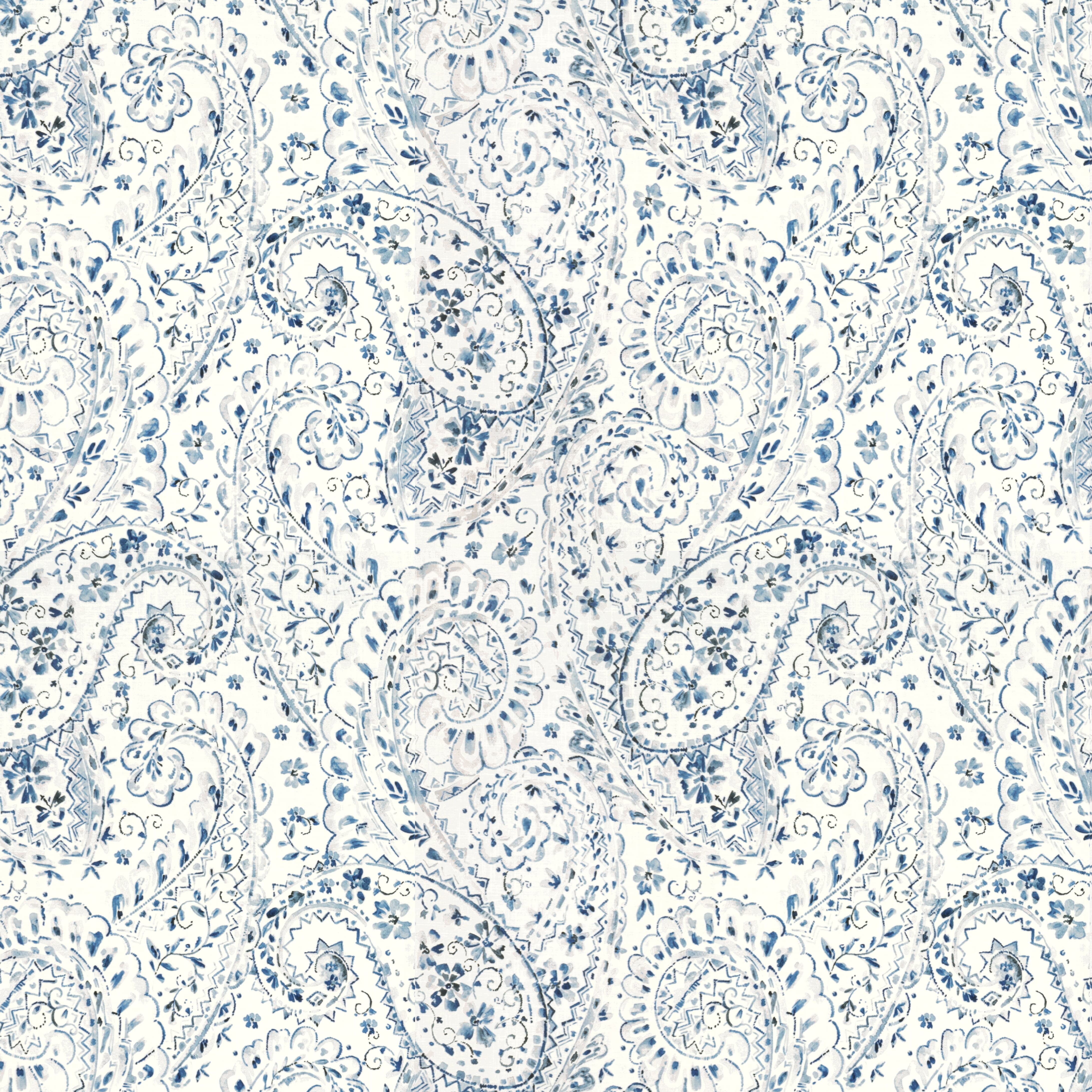 Oleander 2 Blueberry by Stout Fabric
