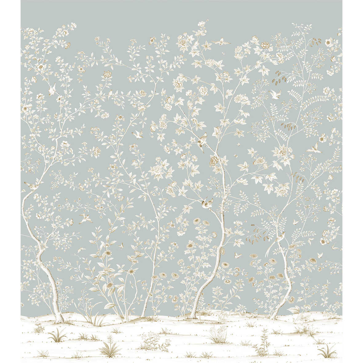 Beaujeu Wp - Grey - LEE JOFA Papel pintado