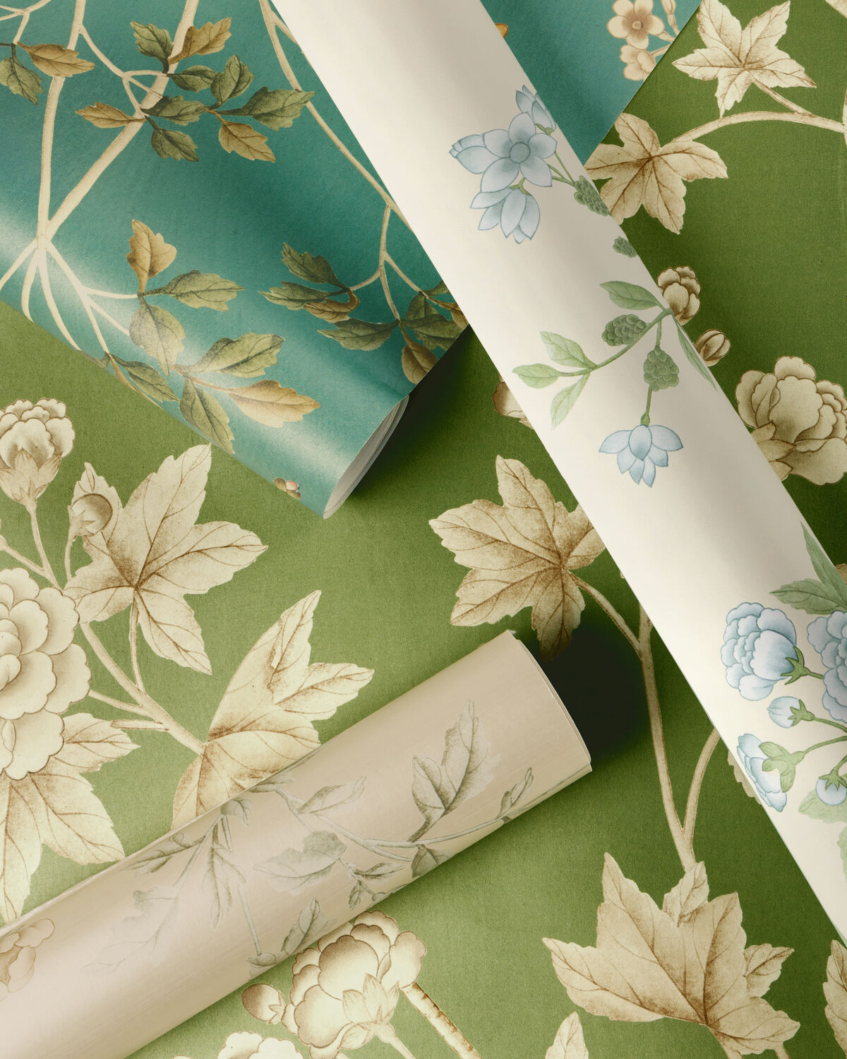 Beaujeu Wp - Teal - Lee Jofa Wallpaper
