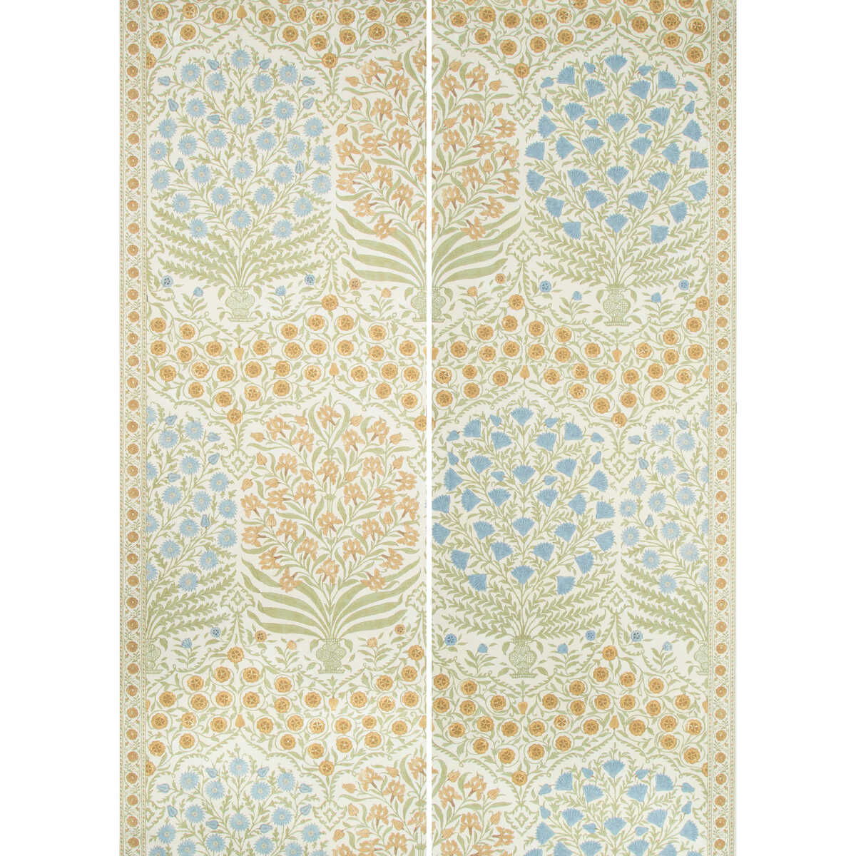 Sameera Paper - Sapphire/Gold - LEE JOFA Wallpaper