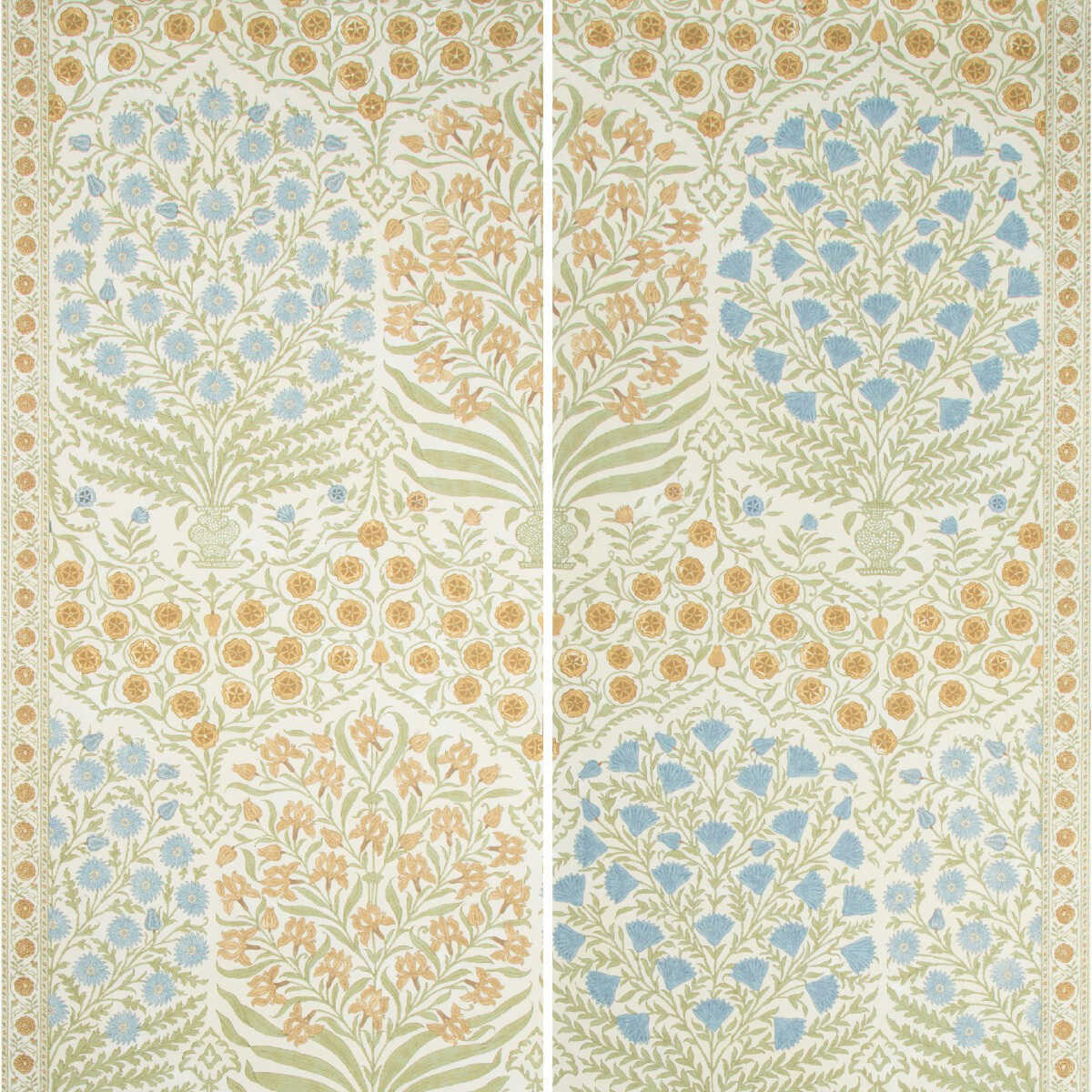 Sameera Paper - Sapphire/Gold - LEE JOFA Wallpaper