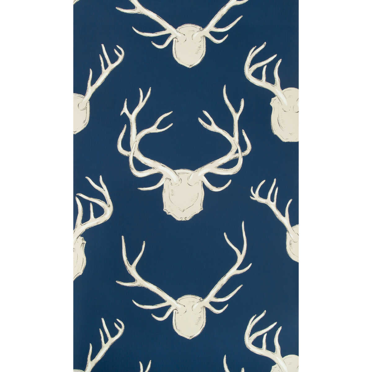 Antlers Paper - Navy - LEE JOFA Papel pintado
