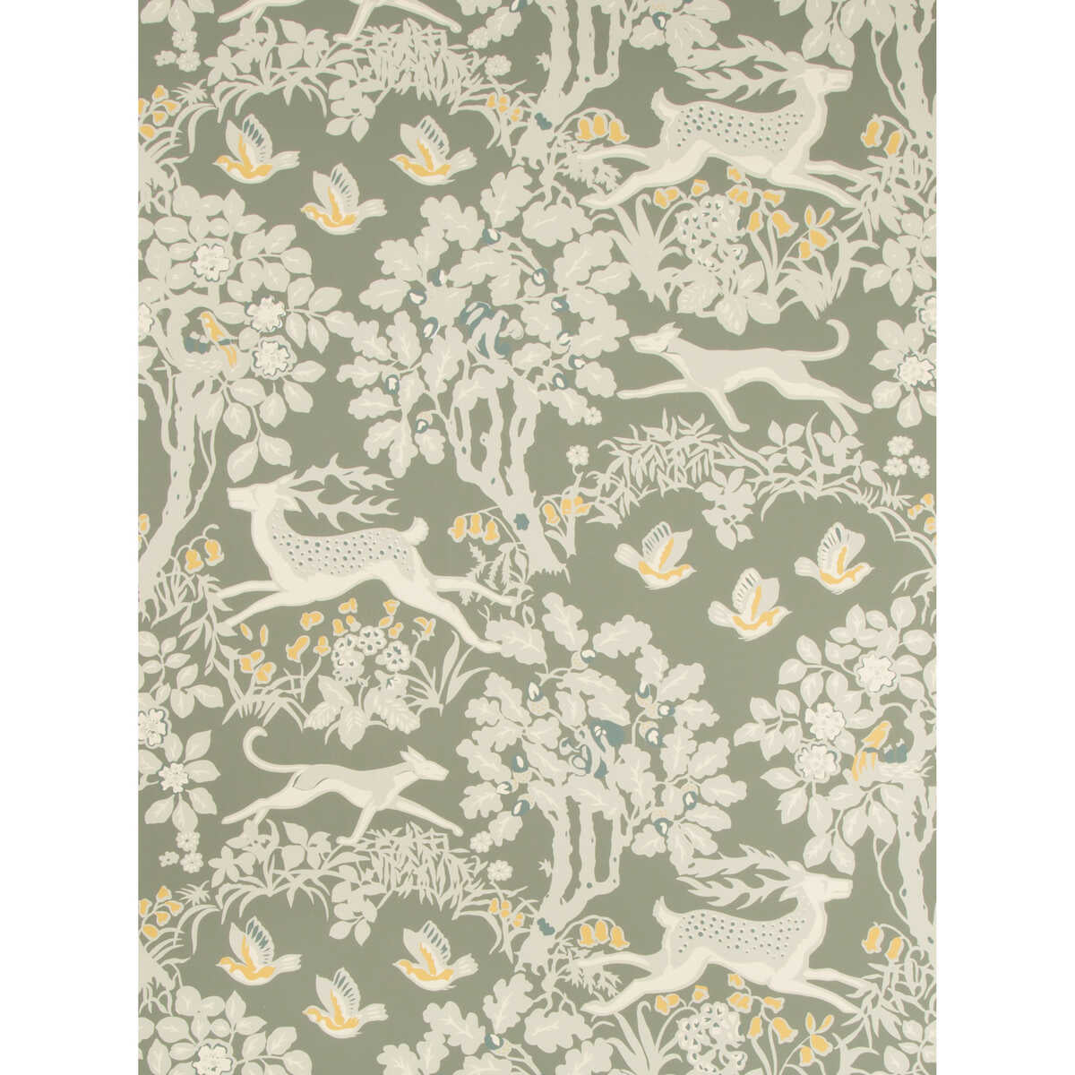 Mille Fleur Wp - Silver - LEE JOFA Wallpaper