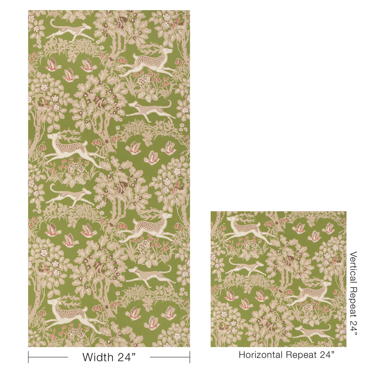 Mille Fleur Wp - Juniper - LEE JOFA Papel pintado