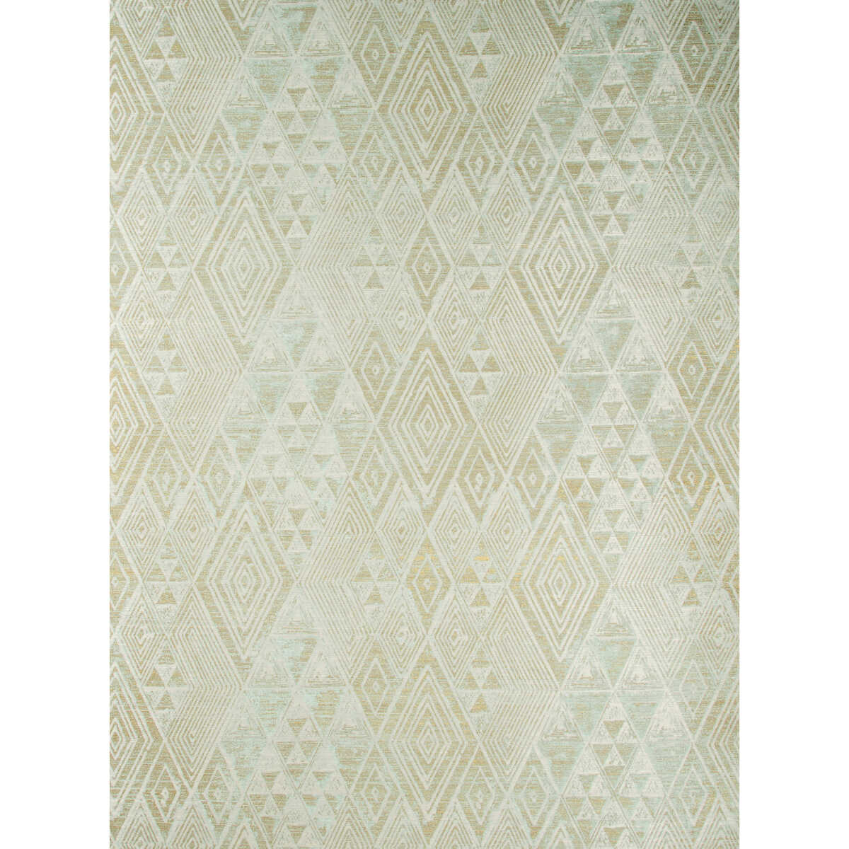 Marula Paper - Aqua/Gold - LEE JOFA Wallpaper