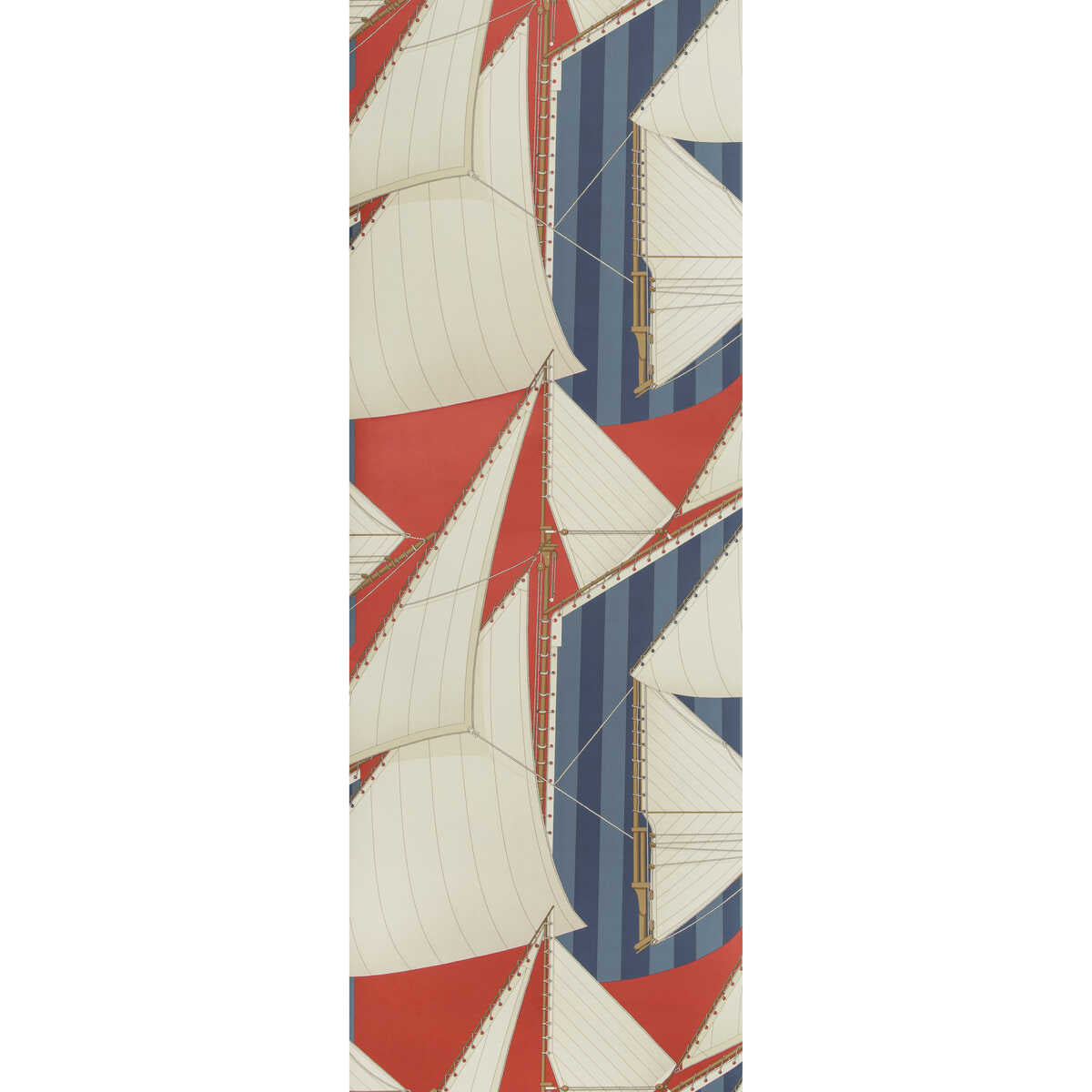 St Tropez Wp - Red/Blue - LEE JOFA Wallpaper