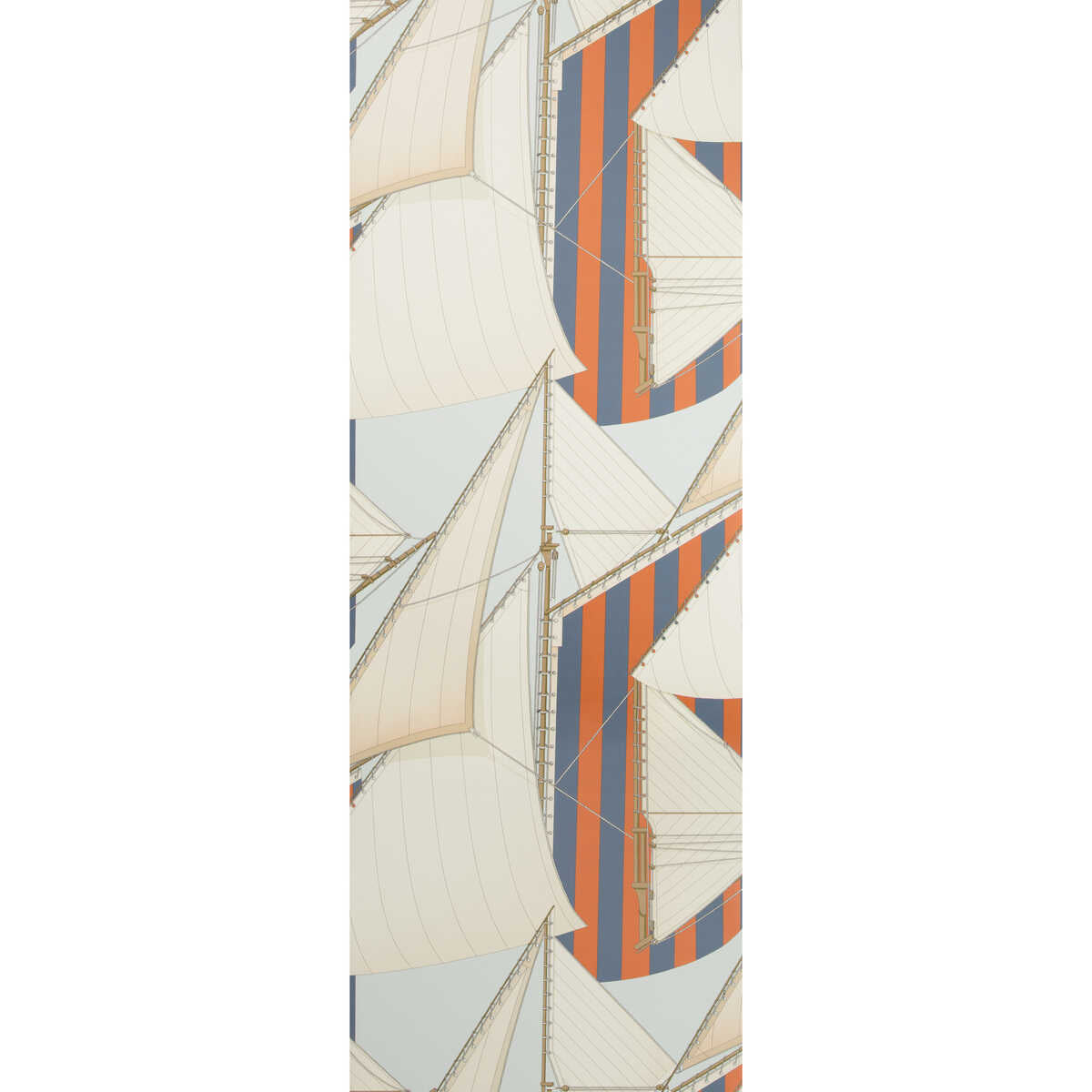 St Tropez Wp - Slate/Spice - LEE JOFA Wallpaper