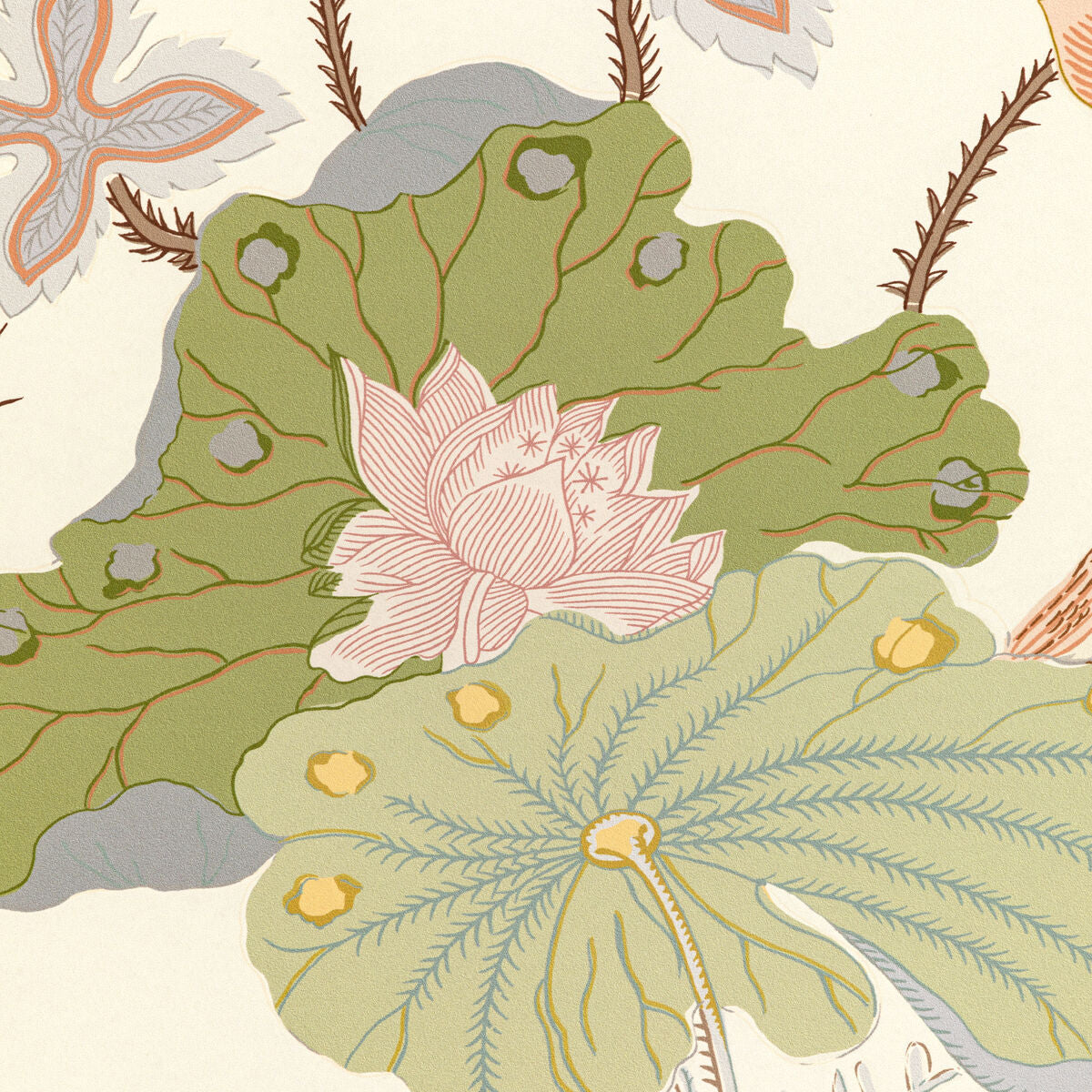 Luzon Paper - Apricot - Lee Jofa Papel pintado