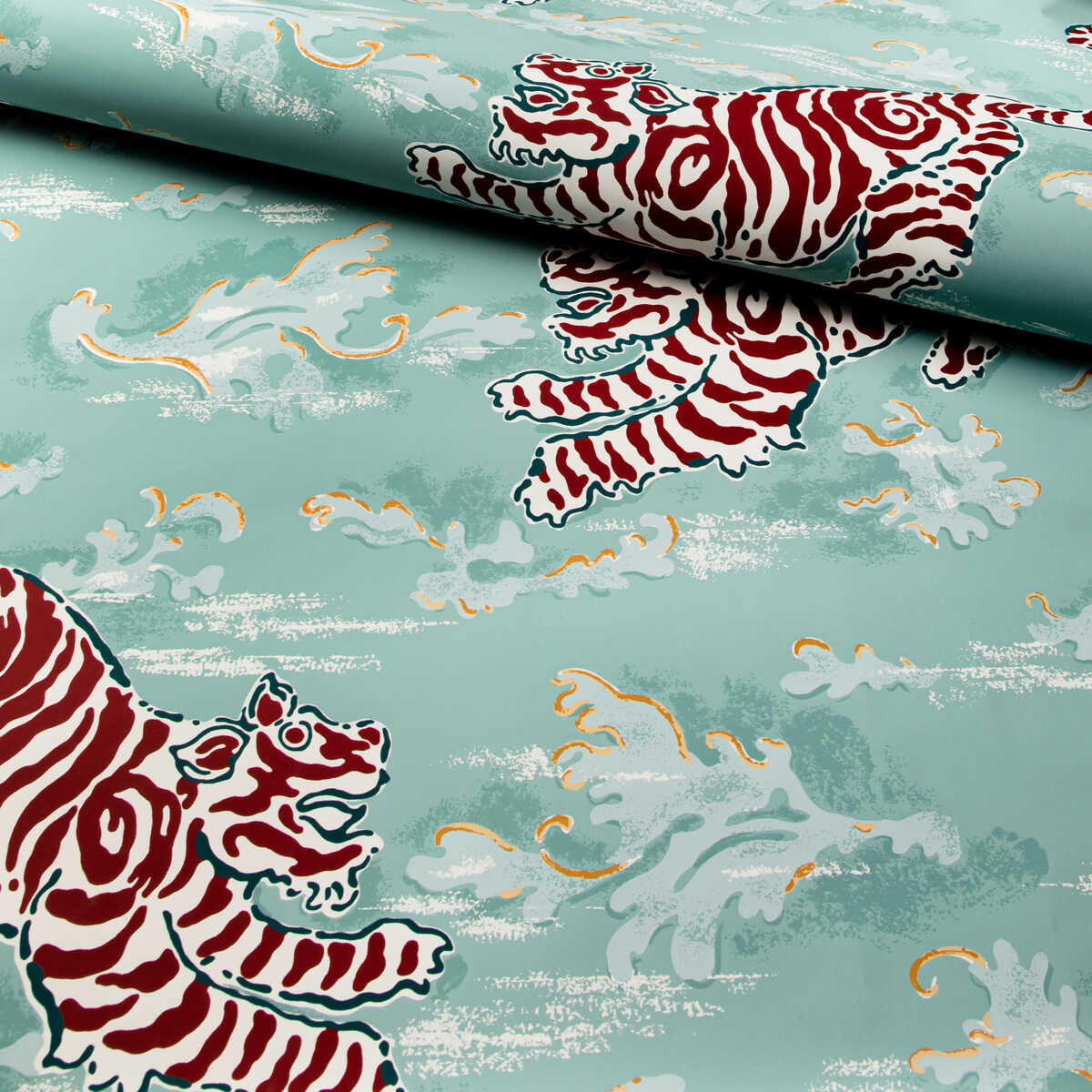 Bongol Paper - Aqua - LEE JOFA Papel pintado