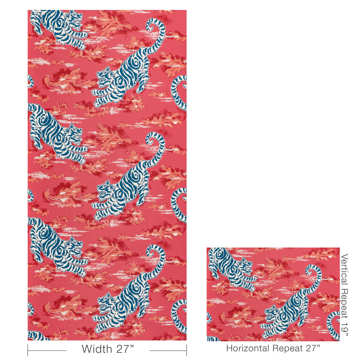 Bongol Paper - Poppy - LEE JOFA Papel pintado