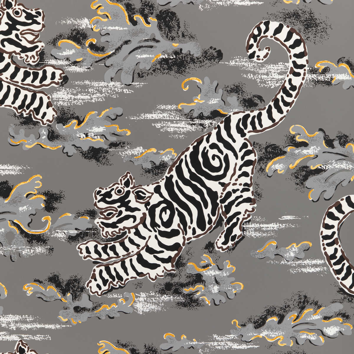Bongol Paper - Charcoal - LEE JOFA Wallpaper