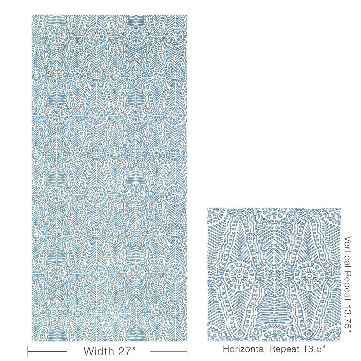 Drayton Paper - Denim - LEE JOFA Papel pintado