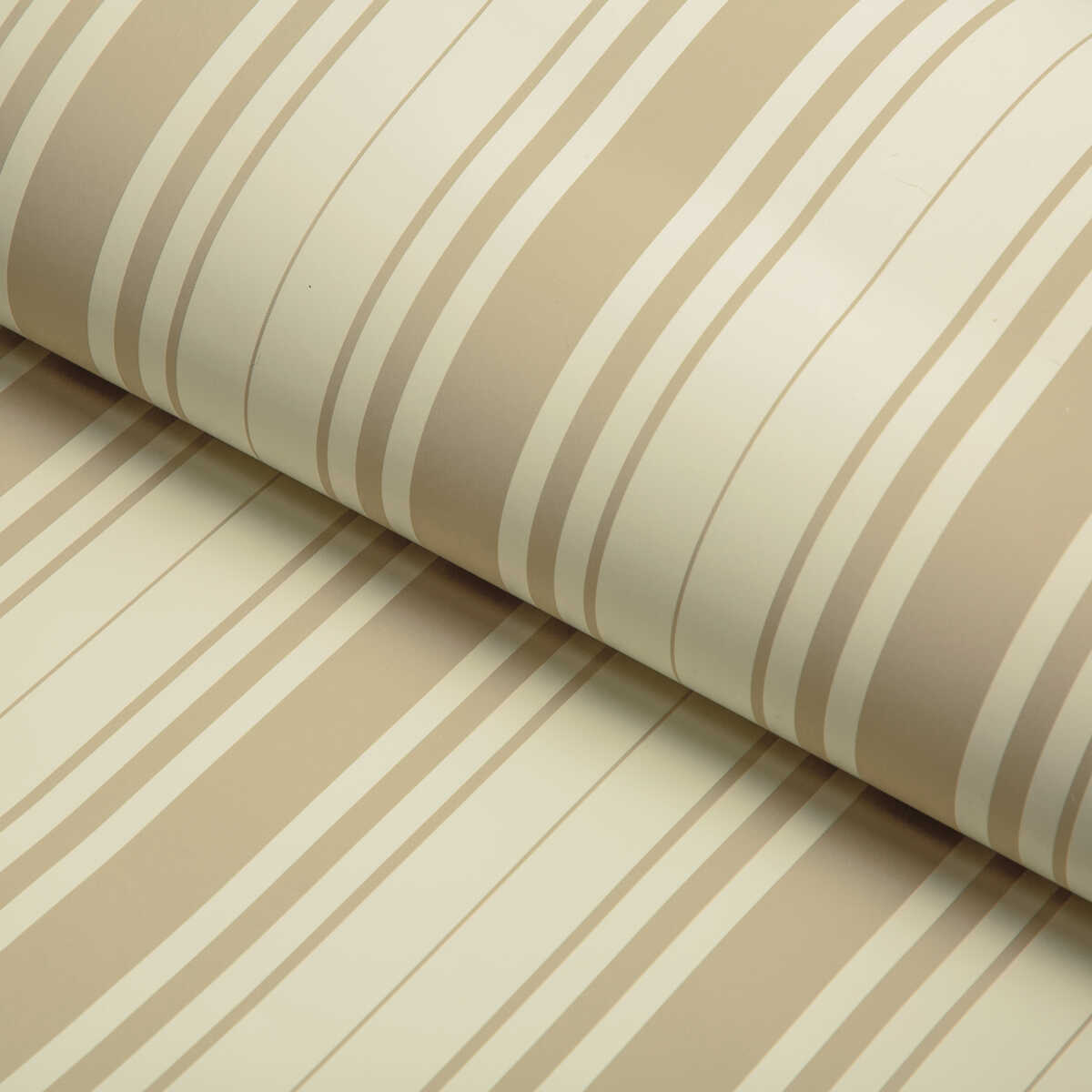 Baldwin Stripe Wp - Stone - LEE JOFA Wallpaper