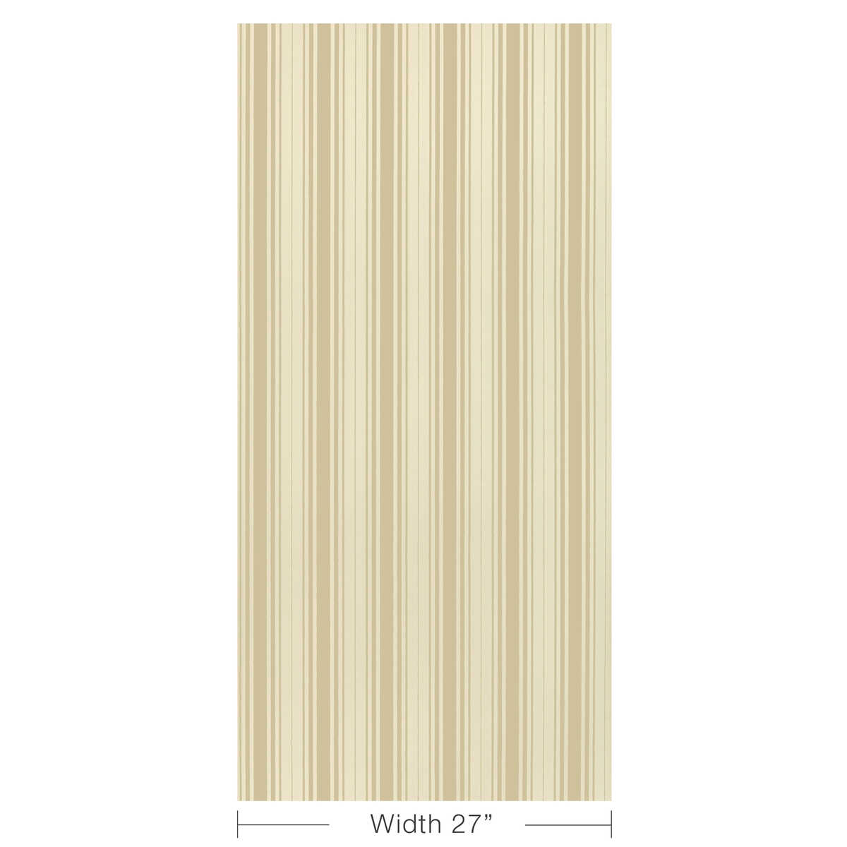 Baldwin Stripe Wp - Stone - LEE JOFA Wallpaper