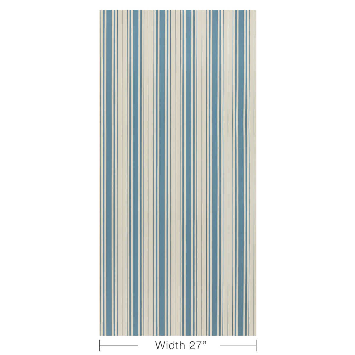 Baldwin Stripe Wp - Blue - LEE JOFA Wallpaper