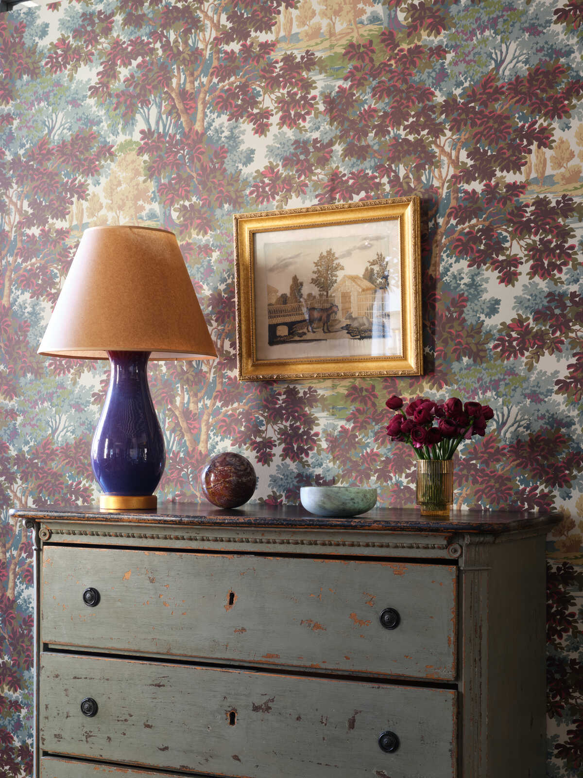 Woodland Paper - Multi - LEE JOFA Papel pintado