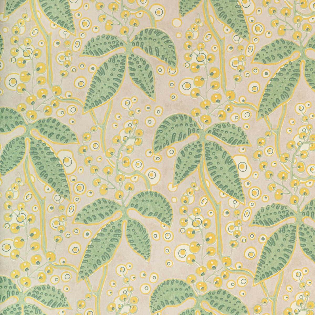 Putnam Paper - Celery/Yellow - LEE JOFA Wallpaper