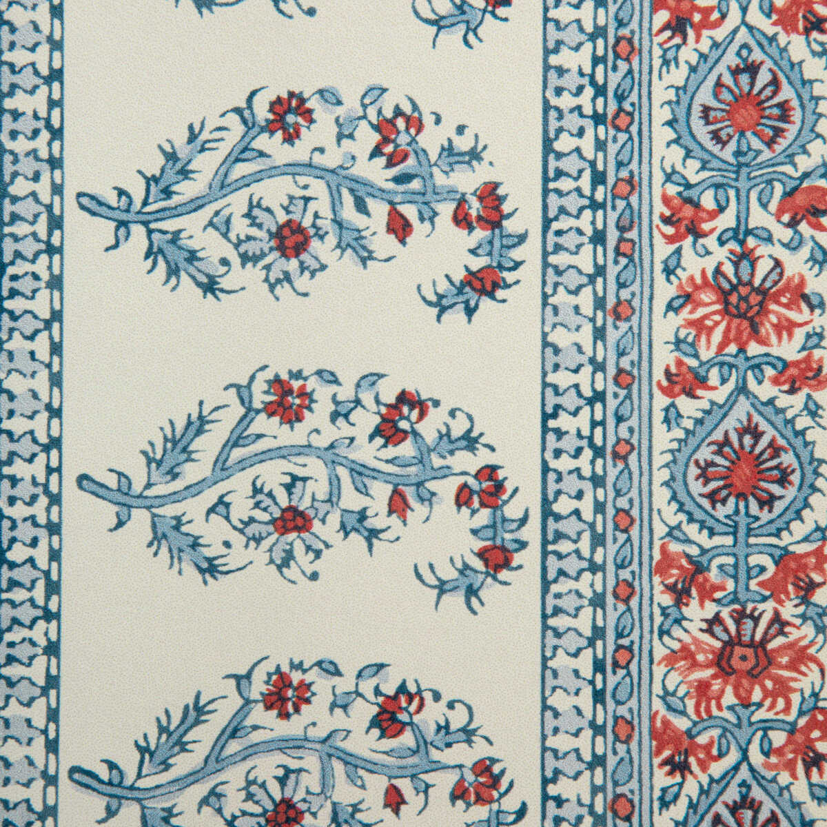 Indiennes Stripe Wp - Berry - LEE JOFA Papel pintado