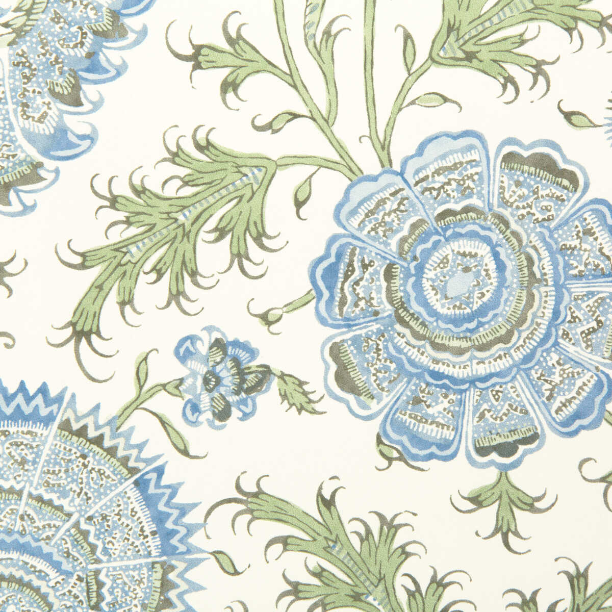 Indiennes Floral Wp - Sea - LEE JOFA Wallpaper