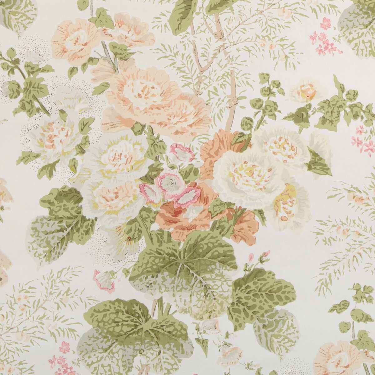 Grand-Althea-Wp-Apricot-Moss-Lee-Jofa-Wallpaper