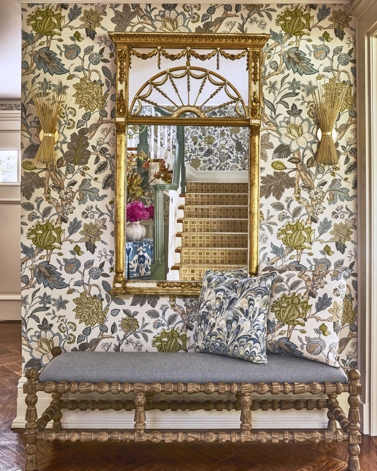 Hazelwood Paper - Mineral - LEE JOFA Wallpaper