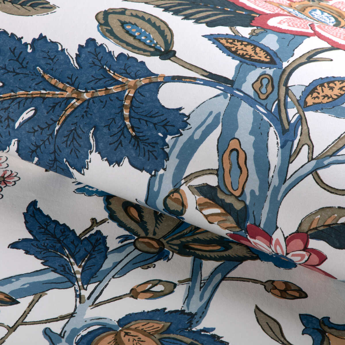 Hazelwood Paper - Indigo - LEE JOFA Papel pintado